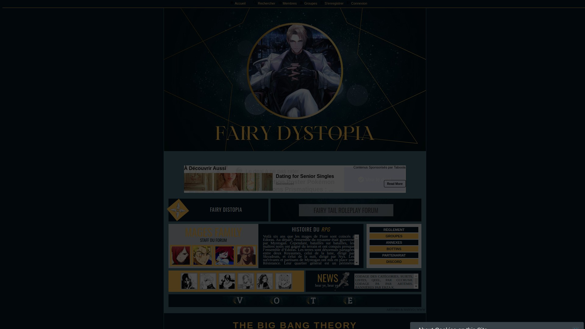 Illustration Fairy Tail Rpg : Fairy Dystopia