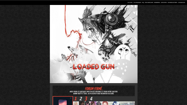 Illustration Loaded Gun
