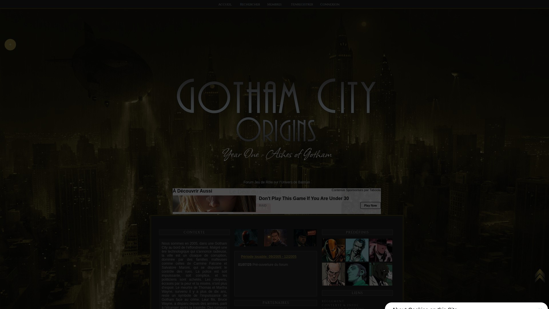 Illustration Gotham City Origins