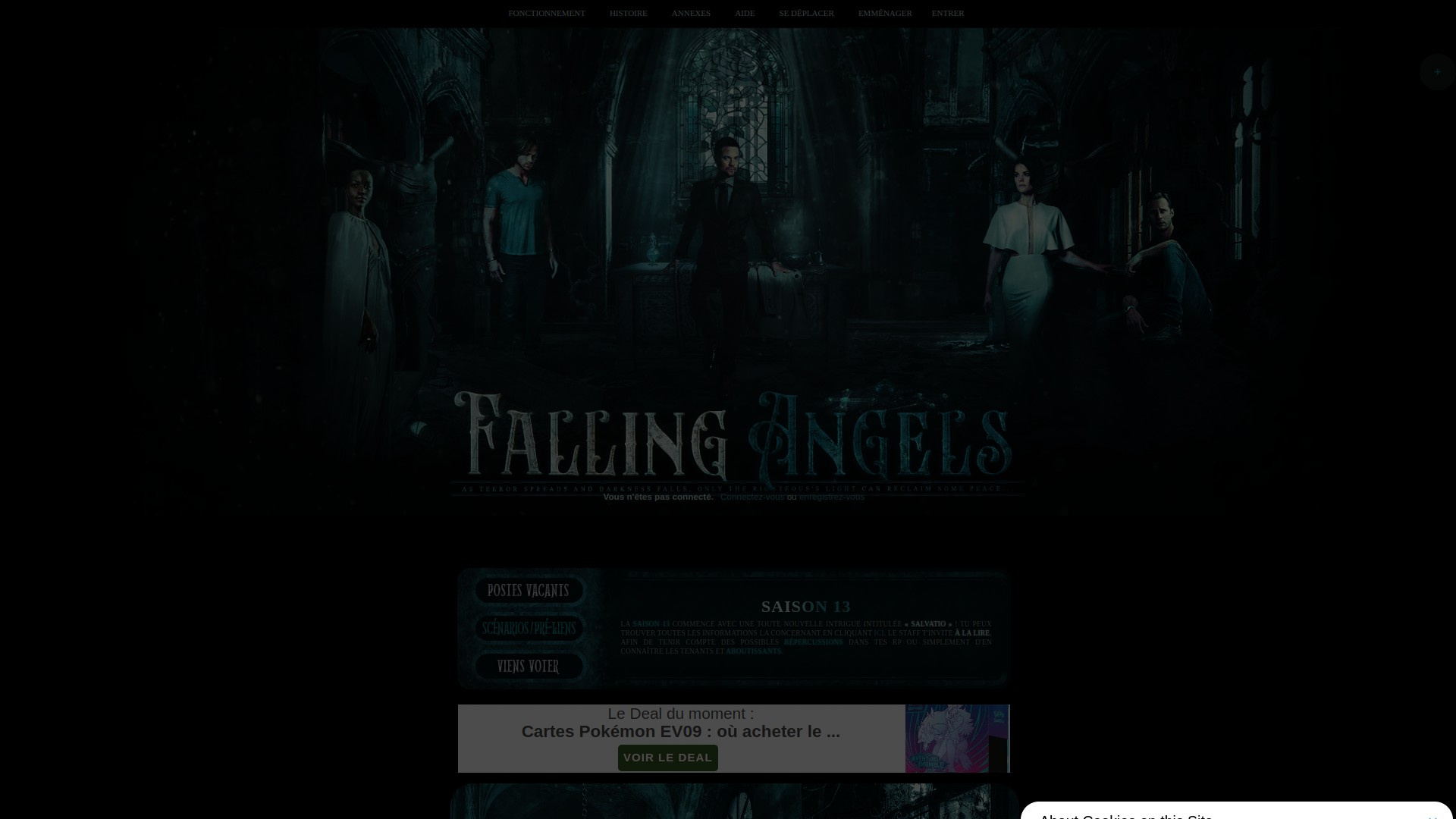 Illustration Falling Angels