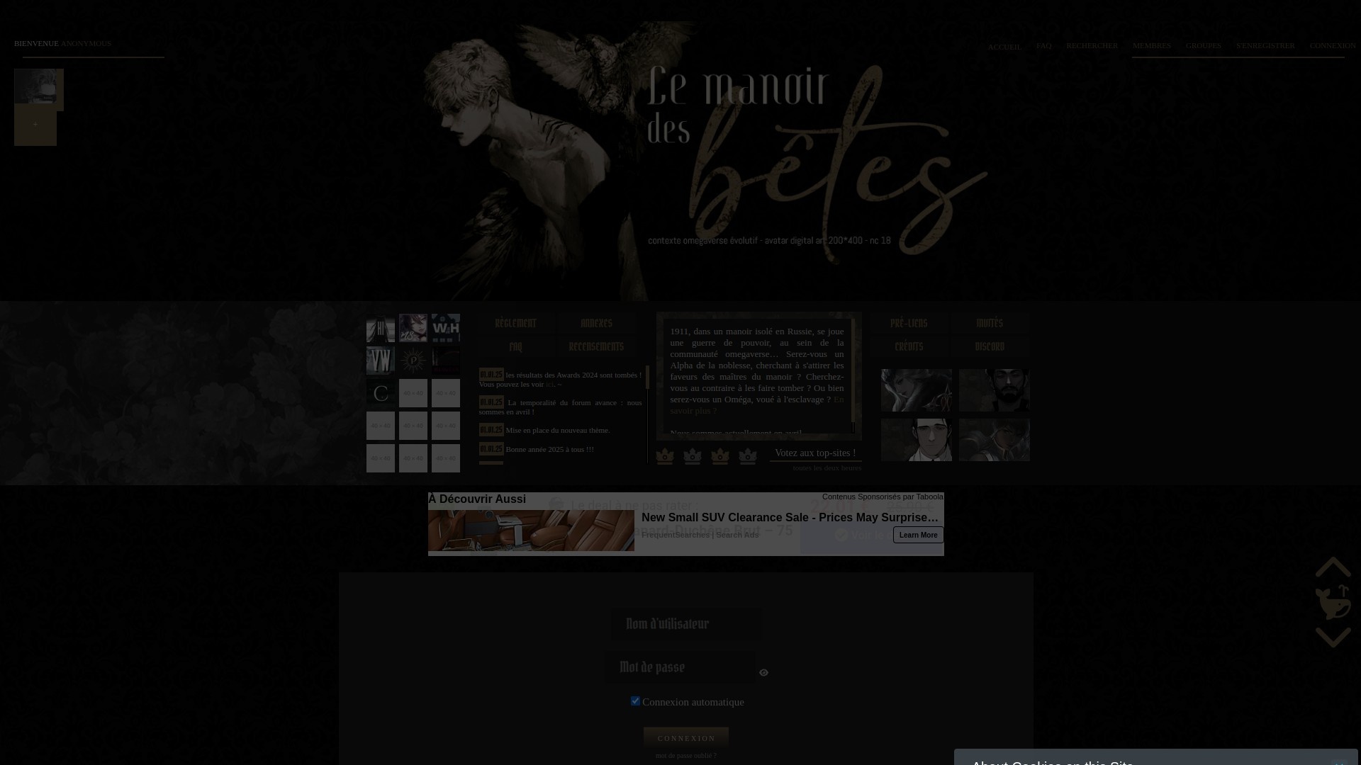 Illustration Le manoir des Bêtes