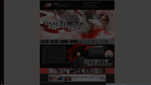 Final Echo of Judgement (1 an et demi)