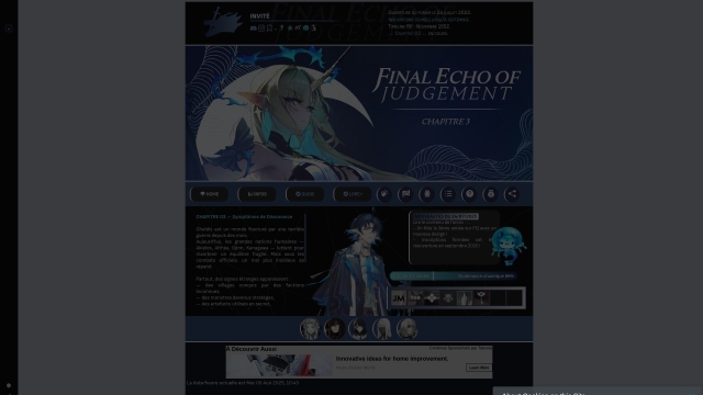 Final Echo of Judgement (bientôt 3 ans)