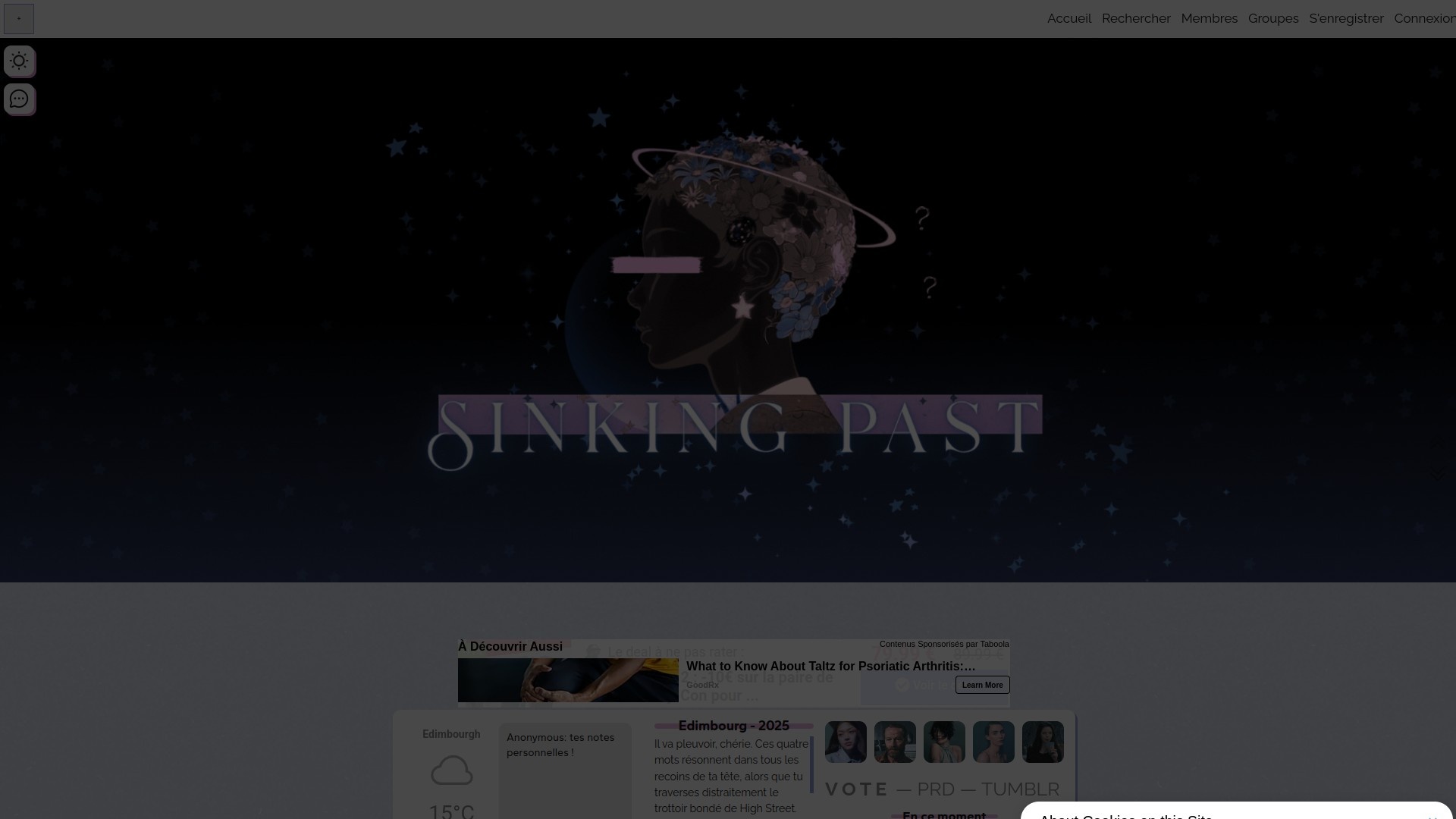 Illustration Sinking Past