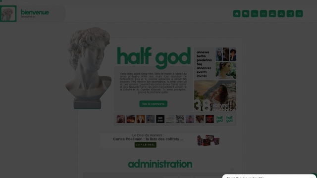 Illustration Half god